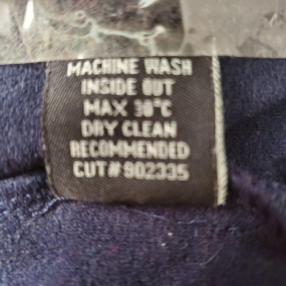 BCBG MAXAZRIA Women’s Full Zip Front Hooded Track Jacket Navy Blue Size Medium - Picture 10 of 13